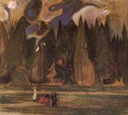 The Children Walking to the forest Edvard Munch